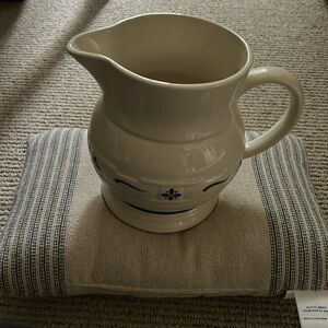 Longaberger Pottery Vintage 1991 Large Pitcher